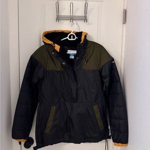 Women’s Black and Green Jacket